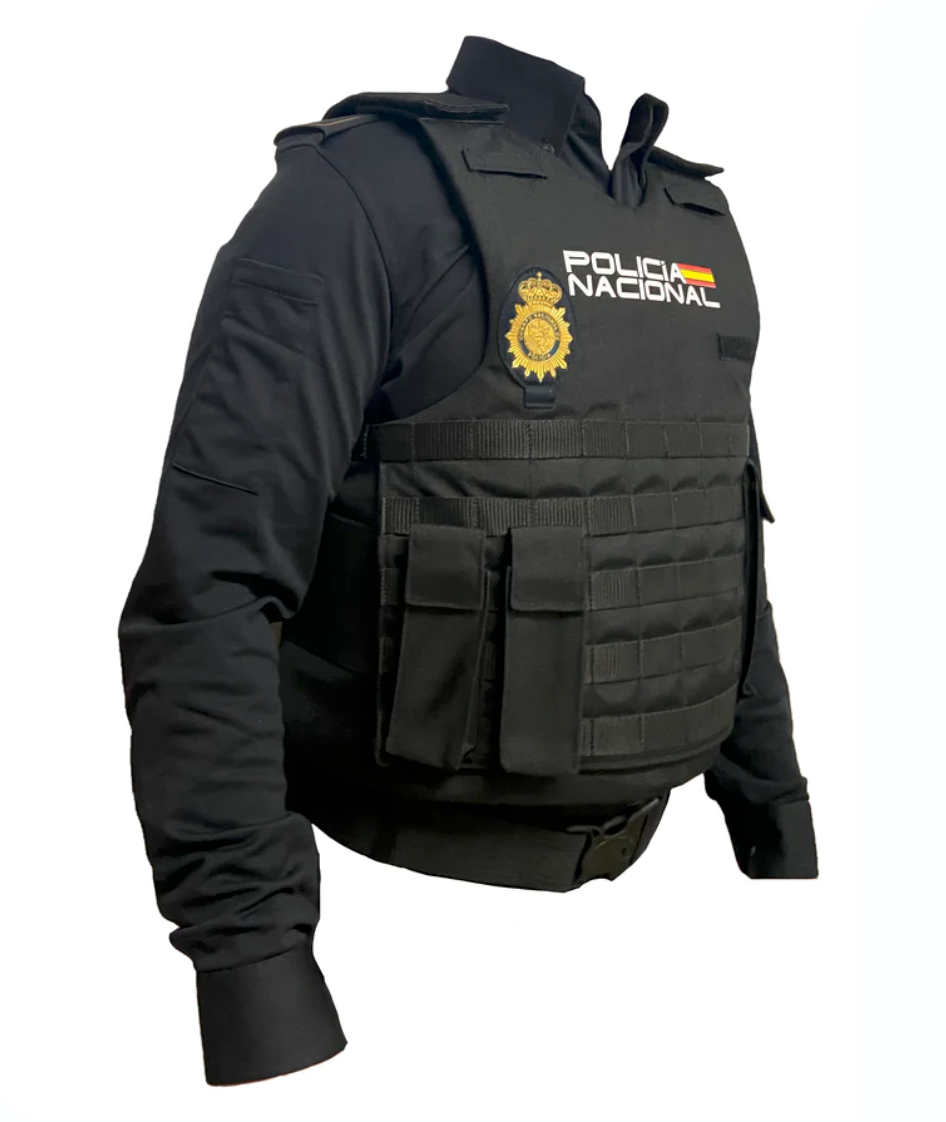 Chaleco antibalas, anticuchillo y punzón TC10 PLUS
