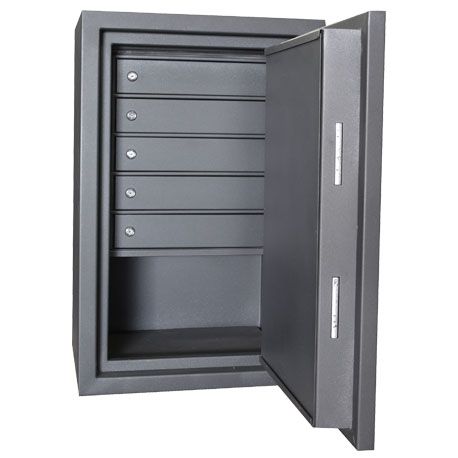 CAJA FUERTE G.III 5 COMPARTIMENTOS IND. CERRADURA Y LLAVE ELECTRÓNICA. AENOR