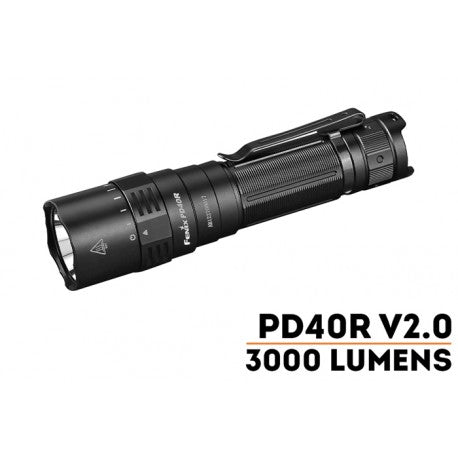 LINTERNA FÉNIX PD40R-V2.0 3000L + BATERÍA 21700 de 5000 mAh