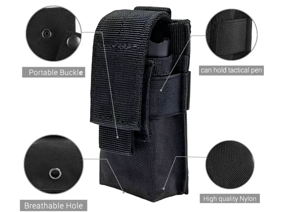 FUNDA NAVAJA/CARGADOR/SPRAY UNIVERSAL