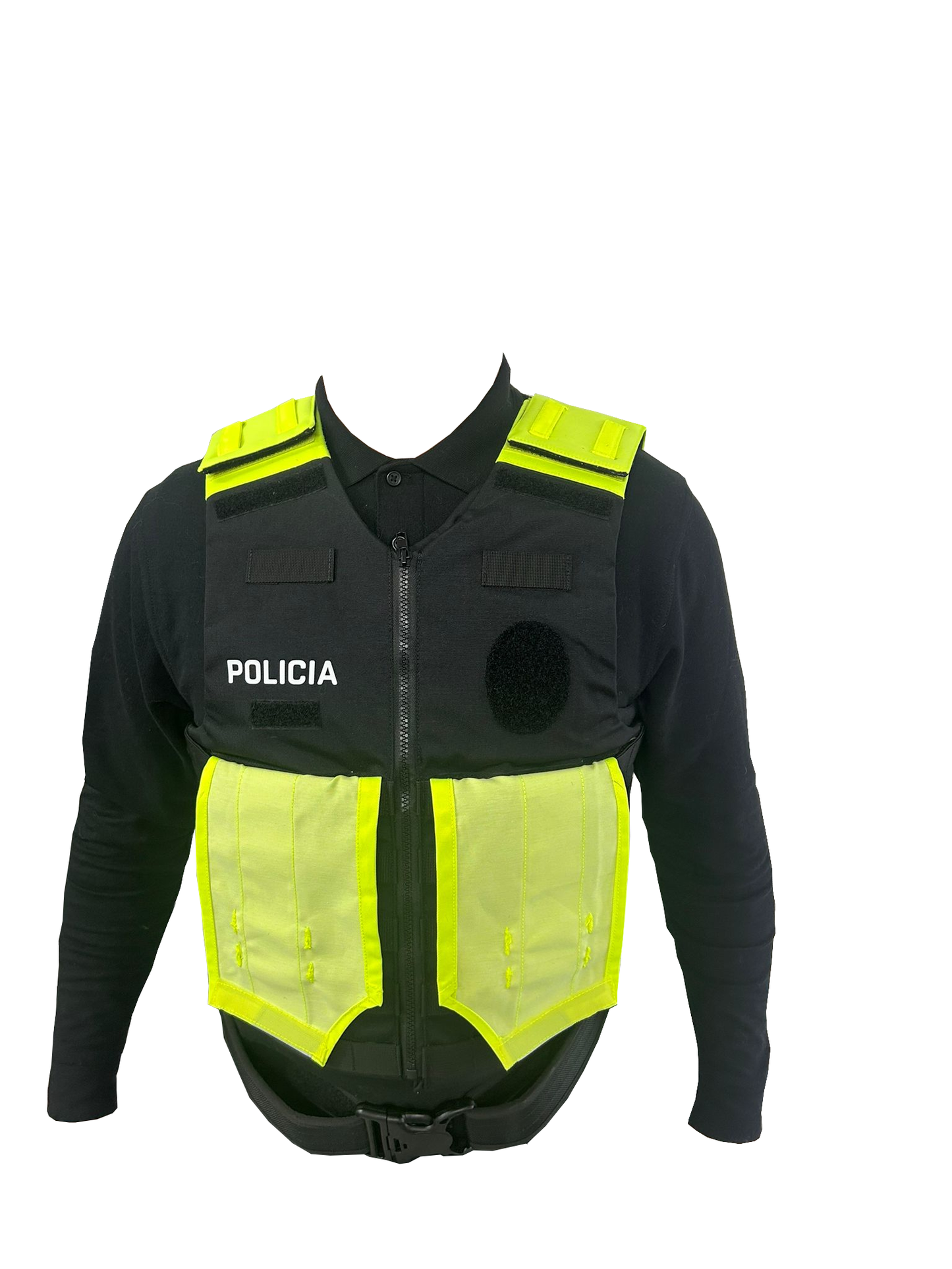 FUNDA EXTERIOR CON CREMALLERA CONVERTIBLE ALTA VISIBILIDAD